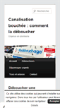 Mobile Screenshot of canalisationbouchee.com
